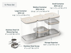 13-pc Glass Airtight Container Set