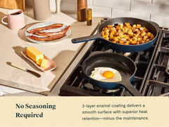 Enameled Cast Iron Skillet Duo